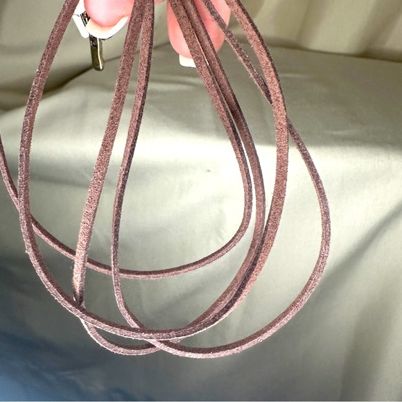 NWT Boho Chic Brown Tree of life Pendant Slip Over Necklace with Pearl Accent - Picture 4 of 5